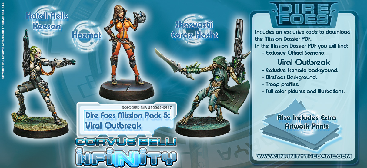 Dire Foes Mission Pack 5: Viral Outbreak