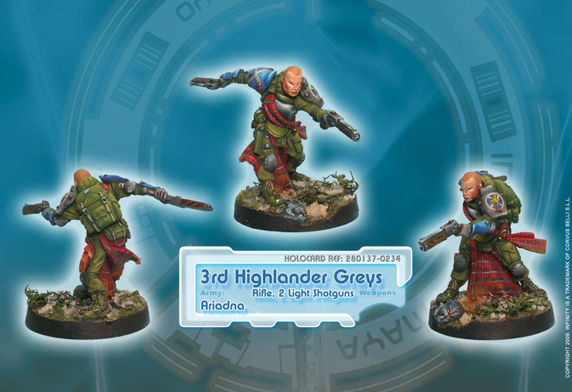 3rd Highlander Rifles (Rifle, 2 Light Shotguns)