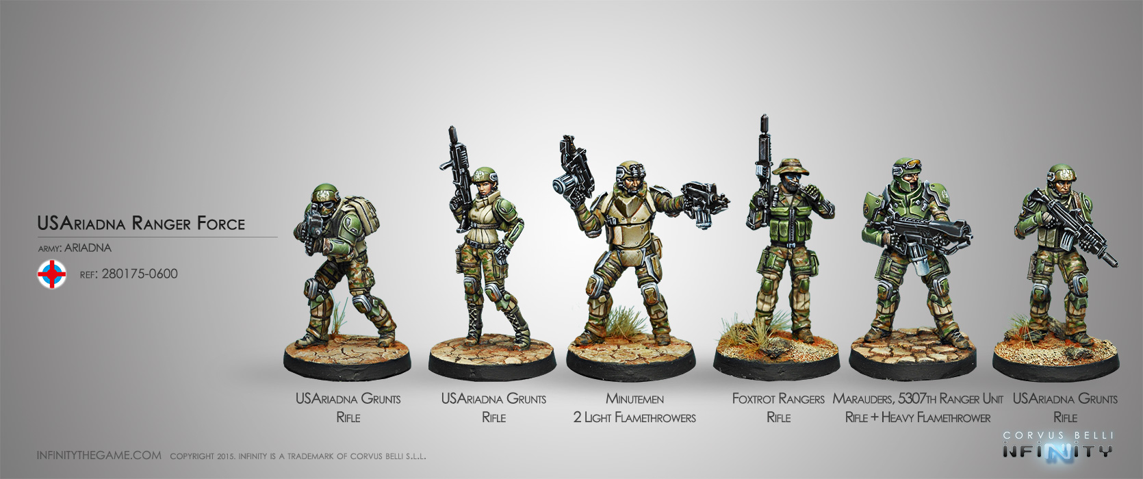 USAriadna Ranger Force (Ariadna Sectorial Starter Pack)