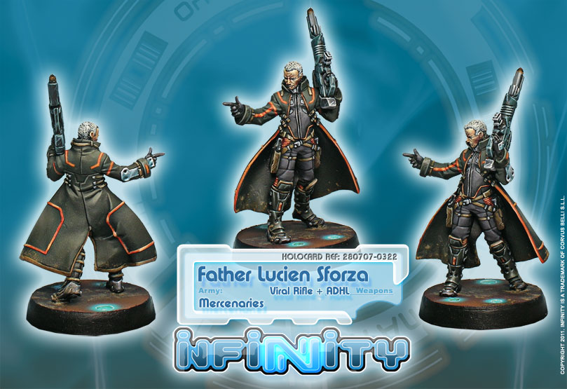 Father Lucien Sforza, Authorized Bounty Hunter