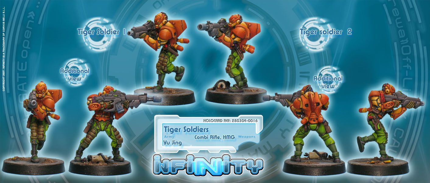 Tiger Soldiers (combi rifle, HMG)