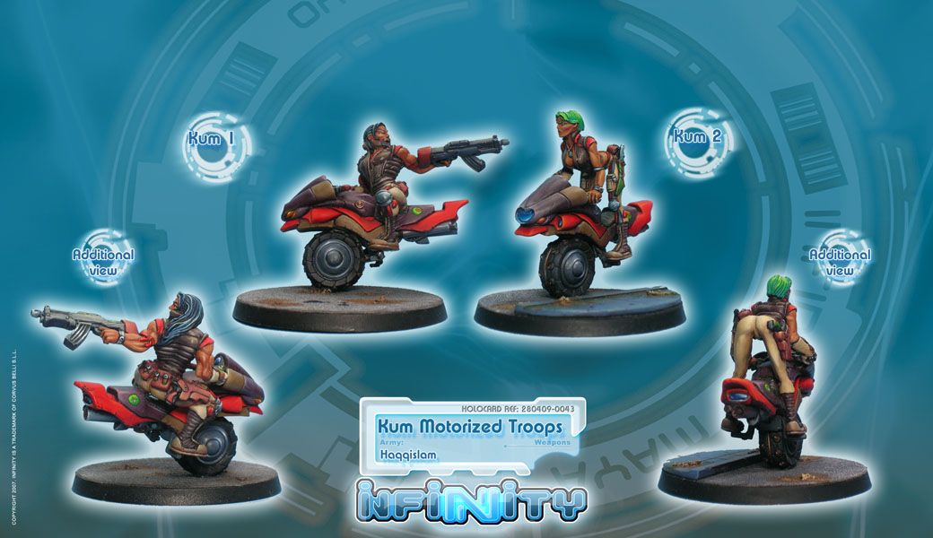 Kum Motorized Troops 1 (Mono-wheel motorcycles)