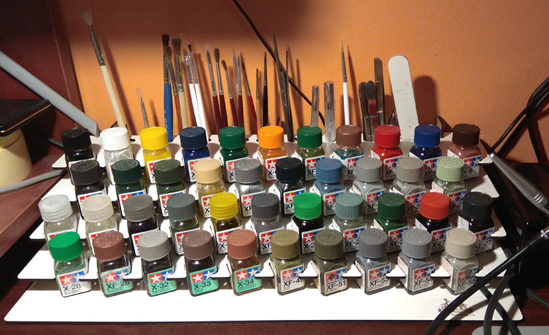 Stojan na barvy Medium Tamiya Enamel XF