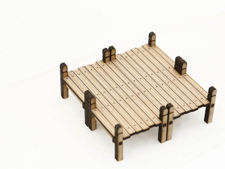 Mola a lávky, plošina 2x2