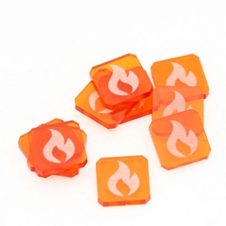 Žeton Oheň - set